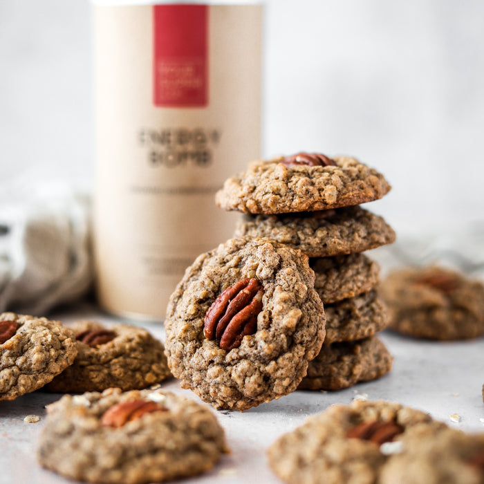 Energizing Oatmeal Pecan Cookies